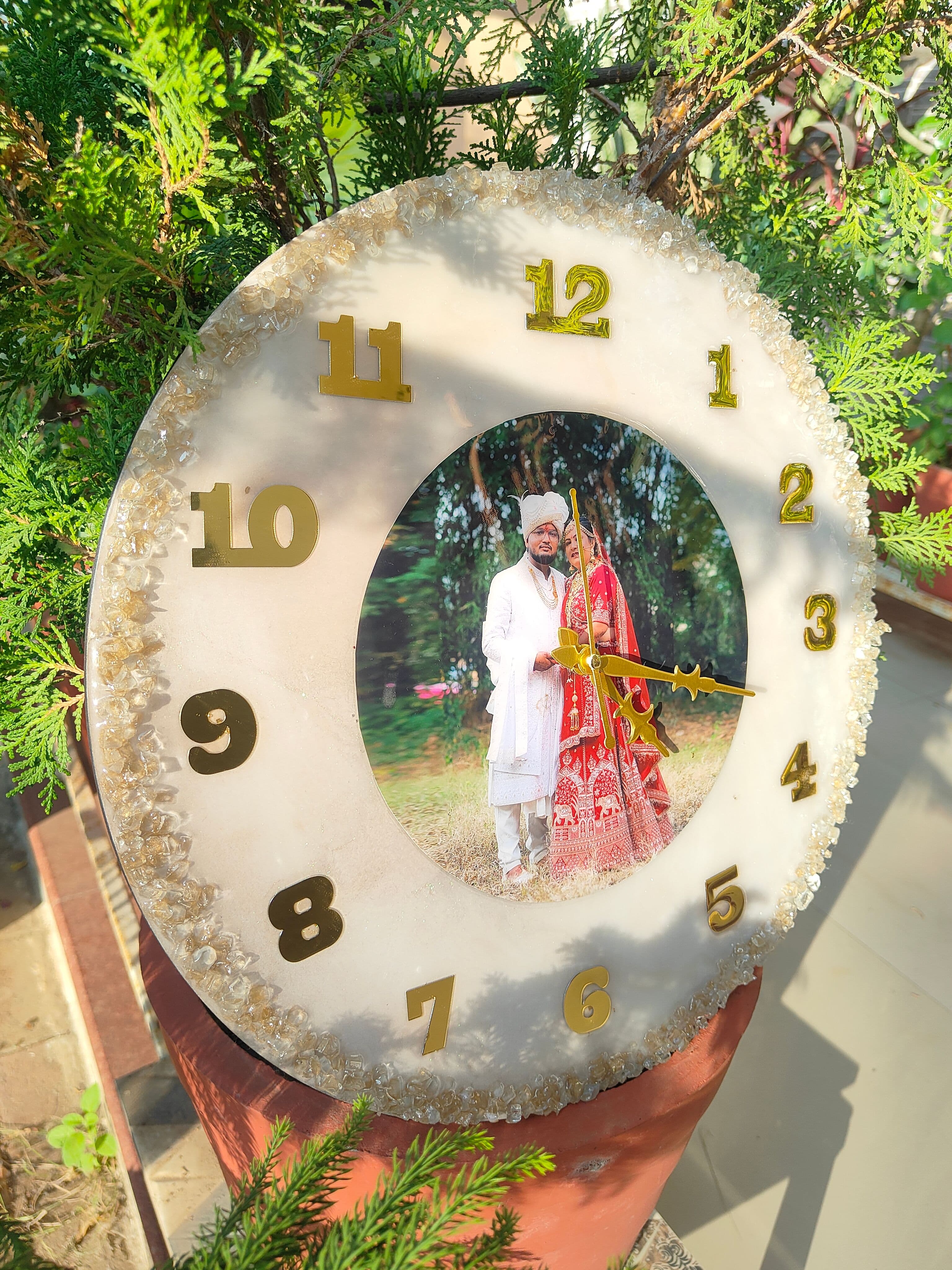 Resin Wall Clock